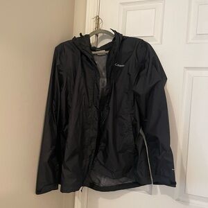 Columbia Black Windbreaker Size XL